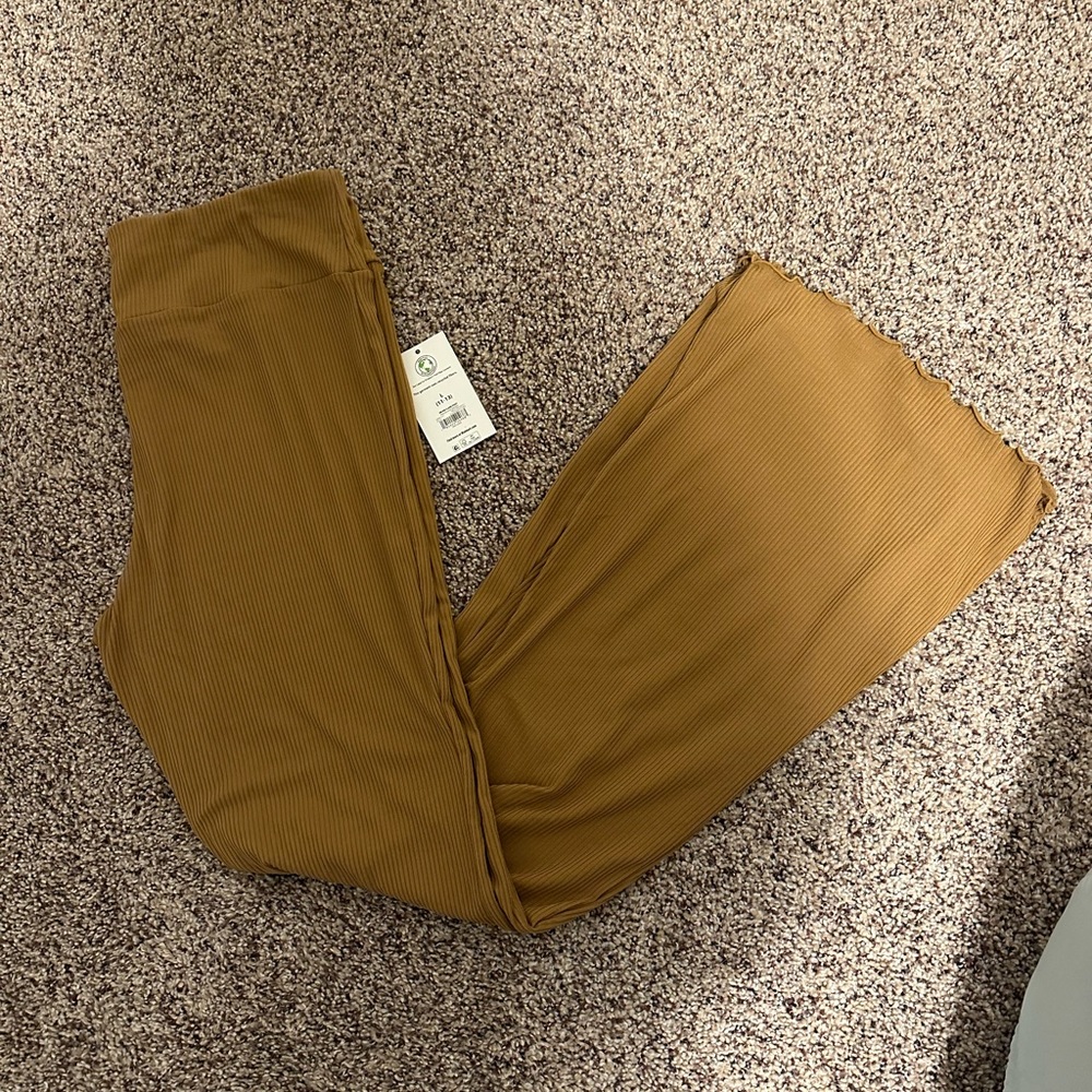 Copper Ribbed Bellbottoms